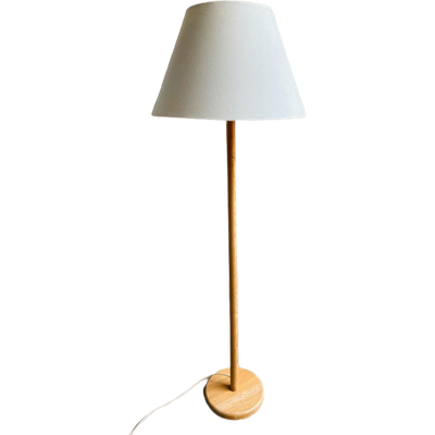 Pine Vloerlamp Solbackens Svarveri , Jaren 80