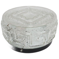 Vintage Plafondlamp Glas