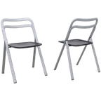 2x Design Klapstoel Giorgio Cattelan Cidue, 1970s (setprijs) thumbnail 1