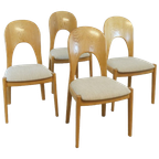 4X Licht Eiken Niels Koefoed Deense Stoelen Morten 'Vordingborg' thumbnail 1