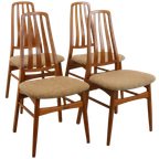 Set 4 Vamdrup Stoelen Eetkamerstoelen Vintage Deens thumbnail 1