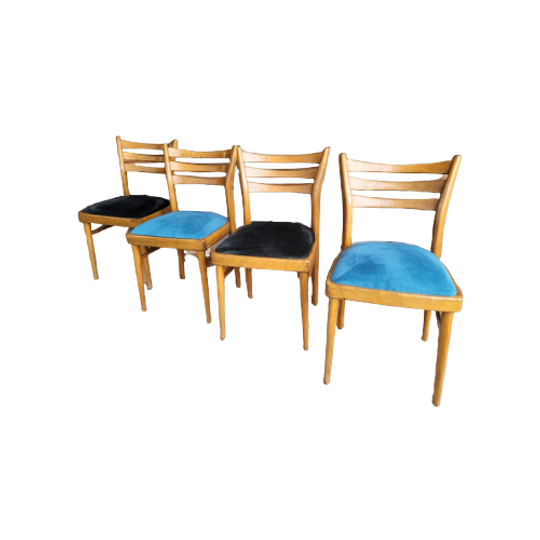 Set Van 4 Eetkamerstoelen 1