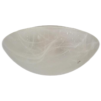 Vintage Peill & Putzler Plafondlamp Frosted Glas Lamp '60