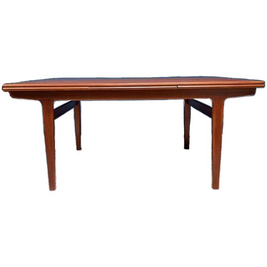 Vintage Verlengbare Eettafel, Deens Design Uit De Jaren 60 1