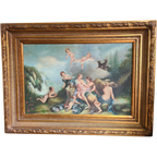 Groot Schilderij Naar "the Abduction Of Europa" Van François Boucher thumbnail 1