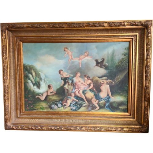 Groot Schilderij Naar "The Abduction Of Europa" Van François Boucher