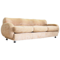 Vintage Italiaanse Beige Sofa Jaren 70