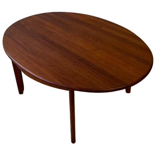 Vintage Ovale Teak Salontafel 1