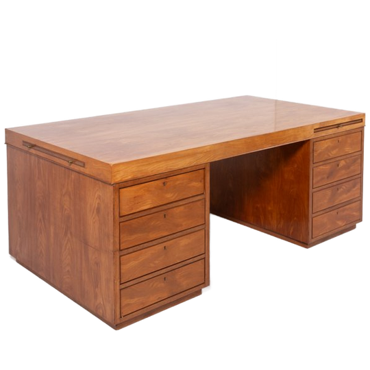 Monumental Danish Modern Executive Desk From C.b. Hansens Etabl., 1960’s 1