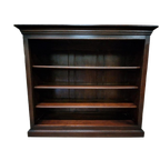 Klassieke Donkere Lage Boekenkast, Sidetable, Wandconsole thumbnail 1