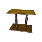 Spaanse Stijl Houten Sidetable, Jaren 70 thumbnail 1