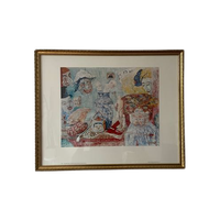 James Ensor Reproductie #1384. Still Life With Masks. Print In Mooie Lijst