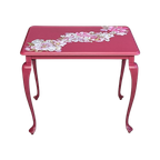 Restyled Vintage Sidetable Queen Anne thumbnail 1