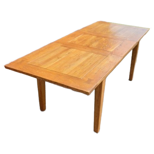 Eettafel Massief Eiken Uitschuifbaar 1
