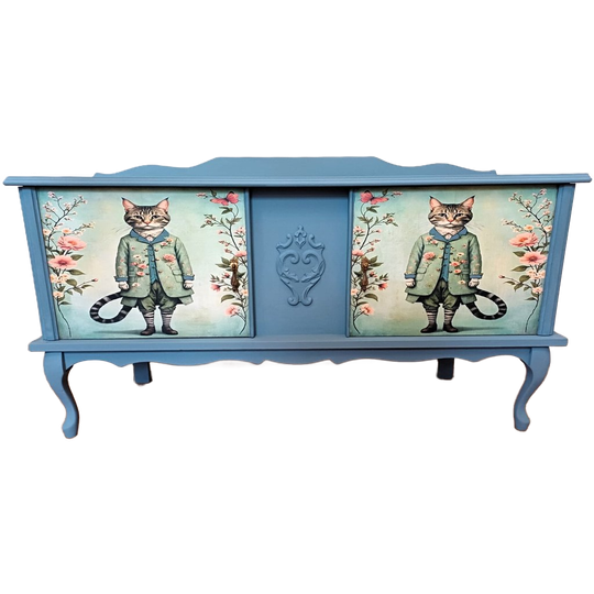 Een Blauw Dressoir, Kattenkast - Eclectisch 1
