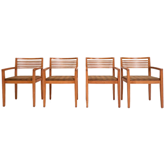 Set Van 4 Ricchio Chairs Van Ricchio Voor Knoll, 1980’s 1