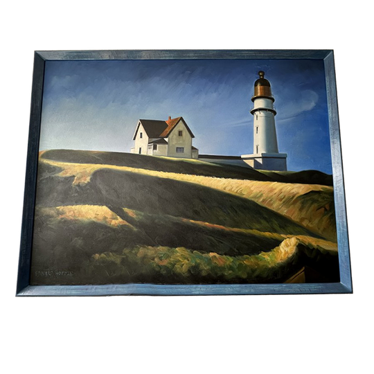 Schilderij Lighthouse On The Hill - Edward Hopper 1