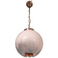 Vintage Murano Mazzega Hanglamp Plafondlamp Lamp Italië