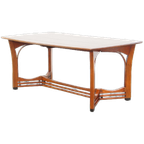 Zeer Mooie 4 Tot 6 Persoons Art Nouveau Design Eetkamertafel Van Schuitema Met Prachtige Details thumbnail 1