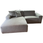 Ruime Grijze Bank Met Chaise Longue thumbnail 1