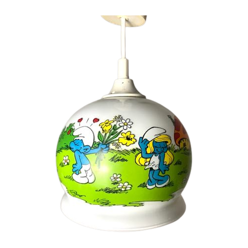 Vintage Hanglamp Smurf