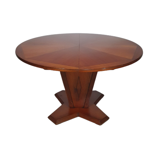 Extendable Art Deco Dining Table 1970s 1