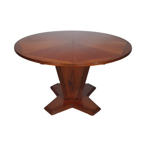 Extendable Art Deco Dining Table 1970S