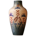 Art Deco Handbeschilderde Aardewerk Vaas, Circa 1925–35 thumbnail 1