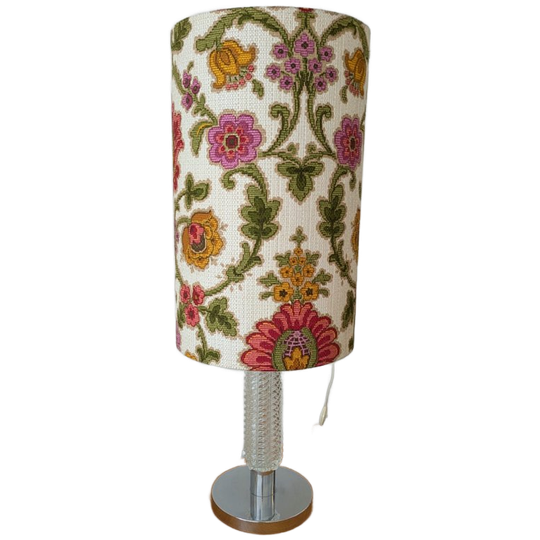Vintage, Retro Grote Tafellamp/vloerlamp 1