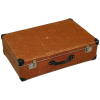 Roestbruine Koffer Vintage Brocante Opberger