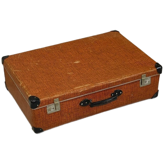 Roestbruine Koffer Vintage Brocante Opberger 1