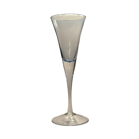 Champagneglas Blauw 1