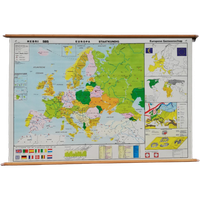 Schoolkaart - Europa Staatkundig (Dubbelzijdig)