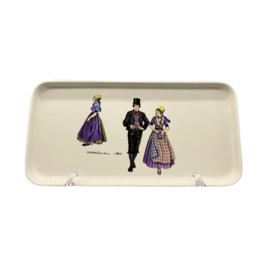 Villeroy & Boch Walcheren 1860 Klederdracht Gebakschaal 1