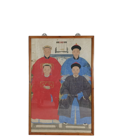 Antiek Aziatisch Schilderij 1