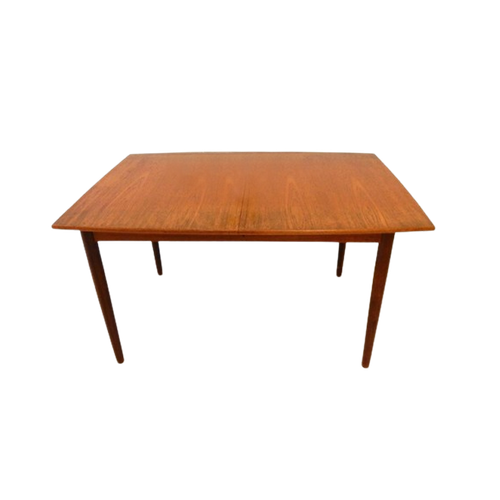 Vintage Eettafel Tafel Jaren60 Teakhout Uitschuiftafel Ovaal