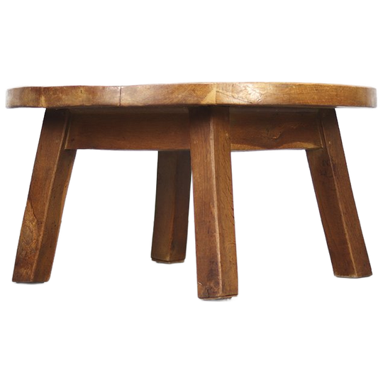 Rustieke Primitieve Vintage Brutalist Salontafel 1