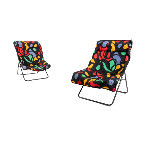 Foldable Pop Art Lounge Chairs / Fauteuil, 1990’S