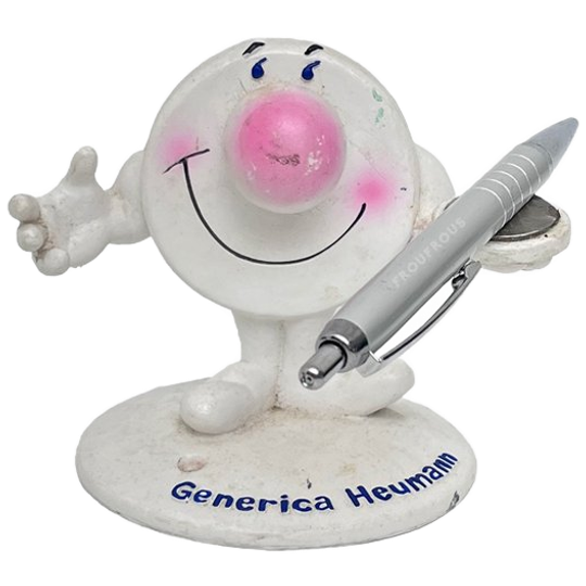 Paracetamol-man Pennenhouder Generica Heumann 1