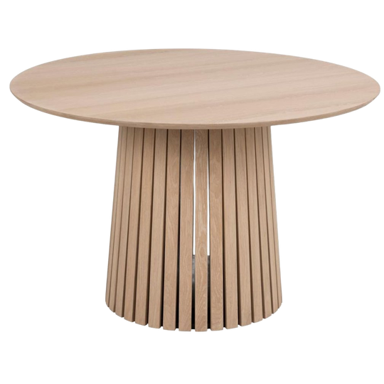 Boden Eetkamertafel - Ø120 - Licht Eiken 1