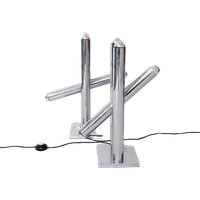 Qa41 – Sigma – Verchroomde Buizen Tafel Lampen Of Vloerlampen