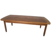 Mid Century Vintage Eiken Salontafel Design.