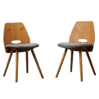 Vintage Lollipop Stoelen František Jirák | Grijs, Blauw thumbnail 1