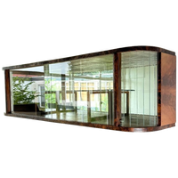 Art Deco Hangvitrine “sarah” Met Glazen Schap