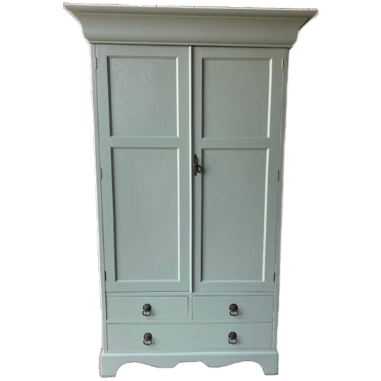Vintage Antiek Meidenkast,kledingkast Restyled 1