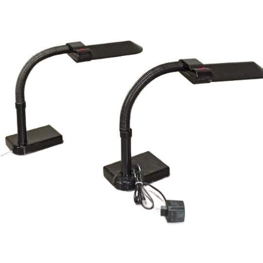 Set Van 2 Vintage Postmodern Tafellampen, Sylvania 1