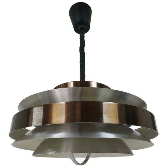 Herda Plafond- Design Ringlamp ((scandinavische Stijl) Jaren 60-70 (verstelbaar In Hoogte) 1