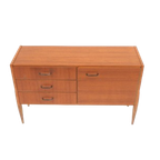 Vintage Dressoir Met Lades En Deur Gemaakt In De Jaren ’60 thumbnail 1