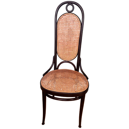 Set Van 6 Hoge Vintage Bentwood “Long John” Thonet 1