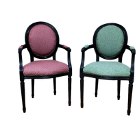Set Van 2 Stijlvolle Louis-stijl Stoelen
